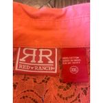 Red Ranch Lace Pearl Snap Button Shirt Women XXL Western Cowgirl Y2K Cowgirl Photo 1