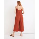 Madewell Textured Cover-Up Jumpsuit Fresh Chili 2022 Casual Summer Red Small Photo 8