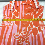 Lilly Pulitzer for Target Giraffe Print Mini Sheath Linen Dress Size 4 Photo 5