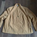 Dress Barn  Yellow Zip Blazer Jacket Size 24W Photo 0