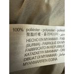 ZARA  Women's Beige Khaki High Waisted Drawstring Wide Leg Trousers Pants Size L Photo 5