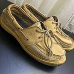 Sperry Used  Top- Sider Leather Mens Shoes Size 9W Photo 0