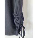 Bongo Y2K Ruched Shrug Tank Top Plus Size 1X Black Metallic Twee Babydoll Bratz Photo 3