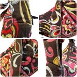 Vera Bradley  Puccini Print Large Maggie Crossbody Quilted Handbag Colorful Flora Photo 6