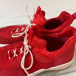 Gianni Bini Rizwell Lace-Up Red Sneakers women’s 8.5 leopard print casual shoe Photo 11