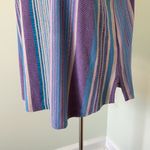 Drew  Purple blue and gray striped racerback tank medium Photo 2
