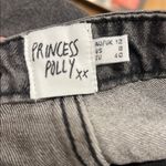 Princess Polly  Black‎ wide leg Jeans with Modern Slits size 8 Photo 3