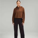 Lululemon Scuba Oversized Half-Zip Hoodie Roasted Brown M/L EUC Photo 2