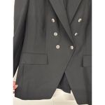 Hugo Boss New BOSS Sz 12 Jelary Black Double Breasted Blazer Jacket Business Photo 6