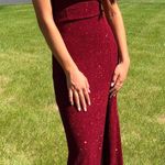 Windsor Burgundy Sparkle Dress Photo 0