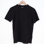 American Giant Classic Black Cotton Crew Neck T Shirt Made in USA Size S Photo 1