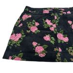 Wild Fable NEW  Rose Printed Corduroy Mini Skirt Festival Fairygoth Juniors 2 Photo 2