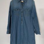 J.Crew  workwear shirt dress denim 100% cotton style 78958 size 4 Photo 0