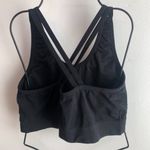 Bebe Black Mesh Crossback Sports Bra Photo 1