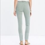 Madewell High Riser Crop 10” Women’s Size 26 Sage Green Cotton Blend Denim Jeans Photo 1
