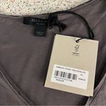 ALLSAINTS NWT All Saints Emelyn Tonic Tee Faded Black Cotton V Neck Women's Size XL Photo 3