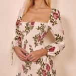 Reformation Hilary Smocked Mini Dress Jolie Size - XS Photo 1