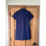 Tory Burch  Tory Sport Blue/Navy Mock Neck Zipper Mini Dress Women’s size Small​ Photo 5