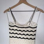 Olive & Oak Boho Cream and‎ Black Crochet Maxi Dress Photo 4