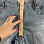 Venezia Plus 16 Wide Big Cuff Straight Leg Jeans Bling Y2K Vtg Grunge Streetwear Blue Photo 10