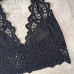 Free People NWT Black Lace Halter Bralette Photo 6