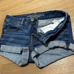 American Eagle Size 8 jean booty shorts/short shorts Photo 3