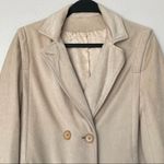 Vintage Passport Sports Coat Jacket Blazer Cream Off White Size Small Tan Photo 1