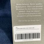 Everlane NWT ‎ High Rise Skinny Jeans Size 23 in Dark Blue Wash Denim Photo 7