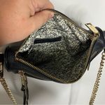 Rebecca Minkoff  black 5 zip leather mini bag crossbody chain 8.5” x 6.5” x 1.75” Photo 8