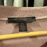 Midnight Bakery Blair Hacci Pajama Top Women's XL Pink Long Sleeve Pull On Photo 5