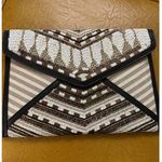 Rebecca Minkoff Women's Clutch Beige & Black Photo 0