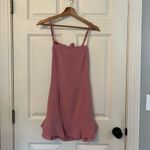 Lucy in the Sky Aubrey Ruffle Dress in Pink| Size: Small Photo 1
