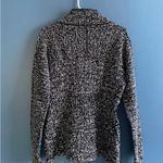 Women’s City unltd. Black and white cardigan sweater size large Photo 1
