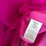 TCEC Pink Ruffle Sleeve Flounce Hem Shift Dress Size Medium Women’s Magenta Photo 5