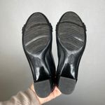 Anne Klein  AKGuardian Women's Black Leather Block Heel Pumps Shoes 7.5M Photo 2