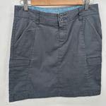 Toad & Co Mini Skirt Women 4 Gray Organic Cotton Nylon Outdoors Cargo Gorpcore Photo 0