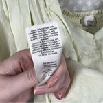 Wilfred Butter Yellow Novella Smocked Puff Short Sleeve Top Size L Photo 4