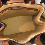 Ralph Lauren Black Watch Coated Canvas Leather Shopper Tote Shoulder Bag Vintage Photo 14