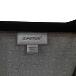 Avenue  polka dot plus size 30/32 ribbed dress purple black Photo 3