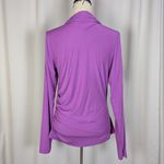 Rails  Joelle Jersey Knit Ruched Long Sleeve Top Shirt Violet Size XL Photo 11