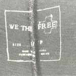 Free People WE THE FREE Charcoal Drop Shoulder Purple Stitching Long Sleeves Top Photo 2