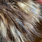 Shaggy faux fur vest animal print ski resort snow Brown Size M Photo 8