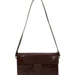 Vintage Yves Saint Laurent Brown Leather Shoulder Bag Model DE 3133 BR 1970 Photo 0