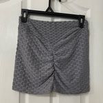 Helix Gray Textured Women’s Stretch Shorts  Photo 4