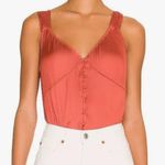 Paige Women’s Kessley Tank Bodysuit by in Muted Clay NWOT Size M Photo 1