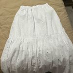 Calypso St. Barth White Eyelet Maxi Skirt Photo 7