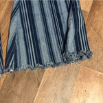 Free People  We The Free Retro Blue Striped Flare Jeans size 31 31 inseam new Photo 2
