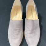 Lucky Brand EUC   MORIAH Gray PEBBLED LEATHER SLIPON LOAFER CLEAN SHOES WO SIZE 9 Photo 2