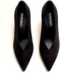Mango vampires faux suede heels size 36 5.5 women’s $89 Photo 1