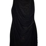 Catherine Malandrino  Black with Gold Shimmer Coctail Dress Size Medium / M Photo 0